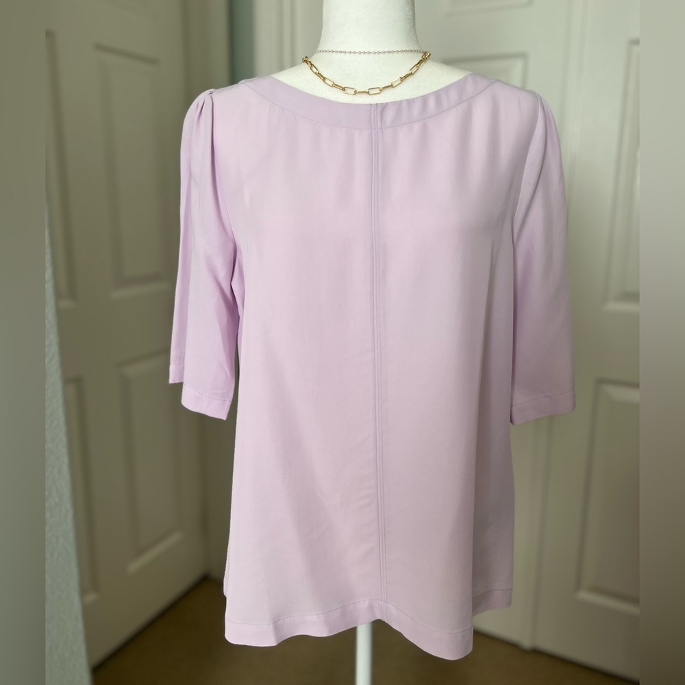 Banana Republic Top Lilac 3/4 Sleeves Size M